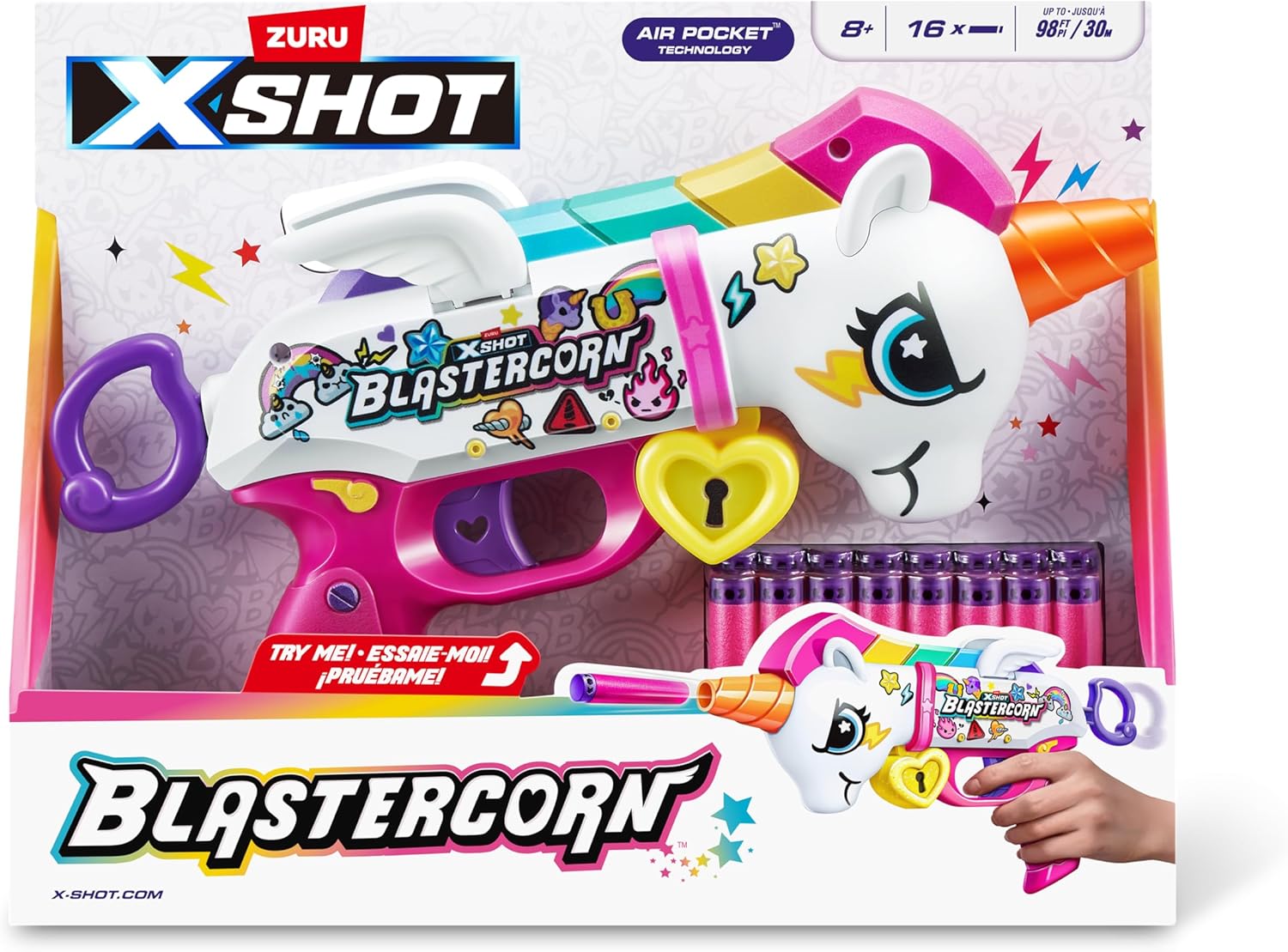 ZURU XSHOT Blastercorn with 16 Darts