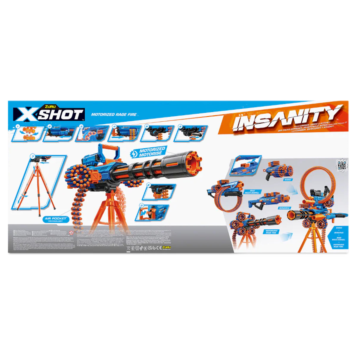 ZURU XSHOT Insanity Motorised Rage Fire