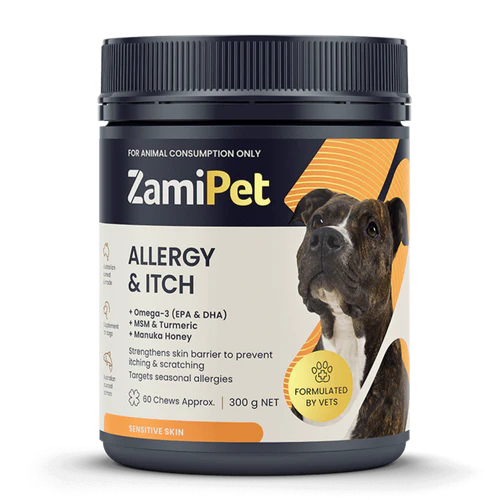 Zamipet Allergy & Itch For Dogs 300g 60 Chews