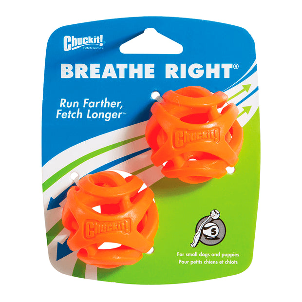 Chuckit! Breathe Right Fetch Ball 2 Pack Small