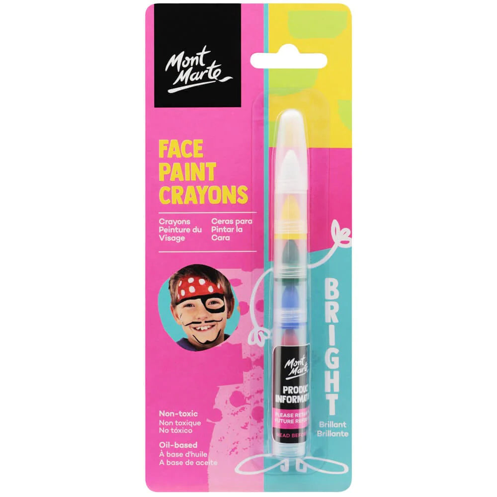 MONT MARTE Kids Face Painting Nail Crayons