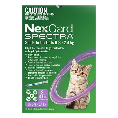 Nexgard Spectra Spot On for Cats