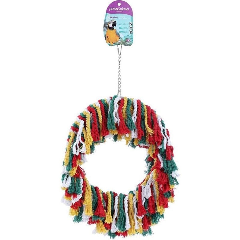 Parrot Rope Ring Toy XX