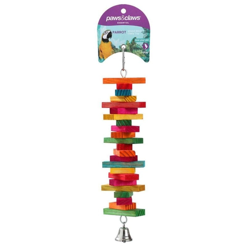 Parrot Wood Block Chew Toy xx