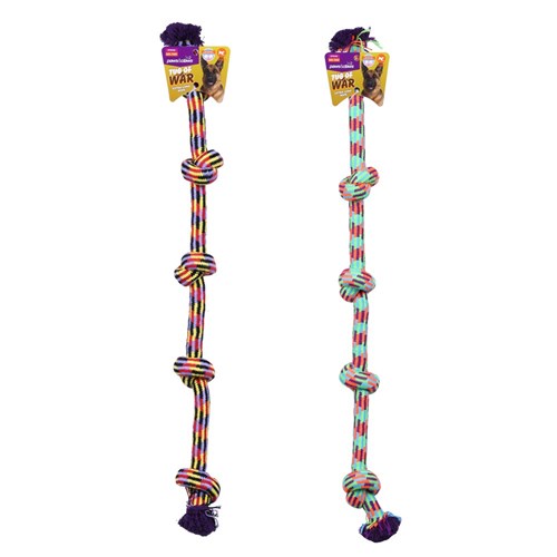 Paws & Claws Extra Long Knotted Rope Toy 80cm