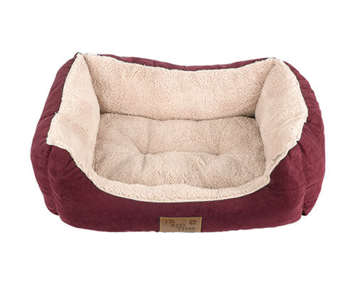 Plush Dozer Bed Rect Red