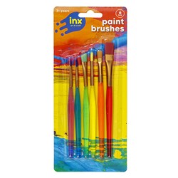 Brushes Paint Artist Coloured Pk6