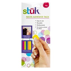Adhesive Tack Neon Colours 75g