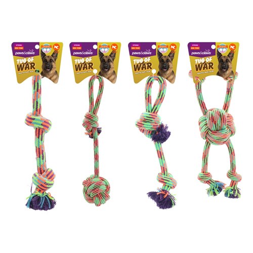 Paws & Claws Tug Of War Knotted Rope 35cm