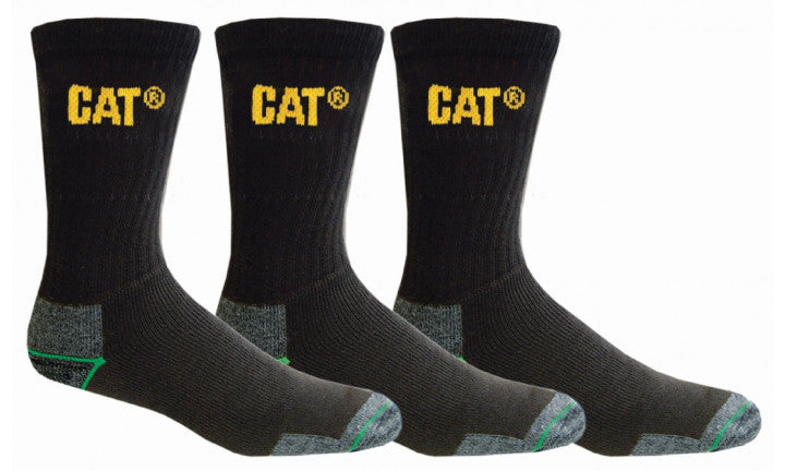 CAT Bamboo Sock 3Pk