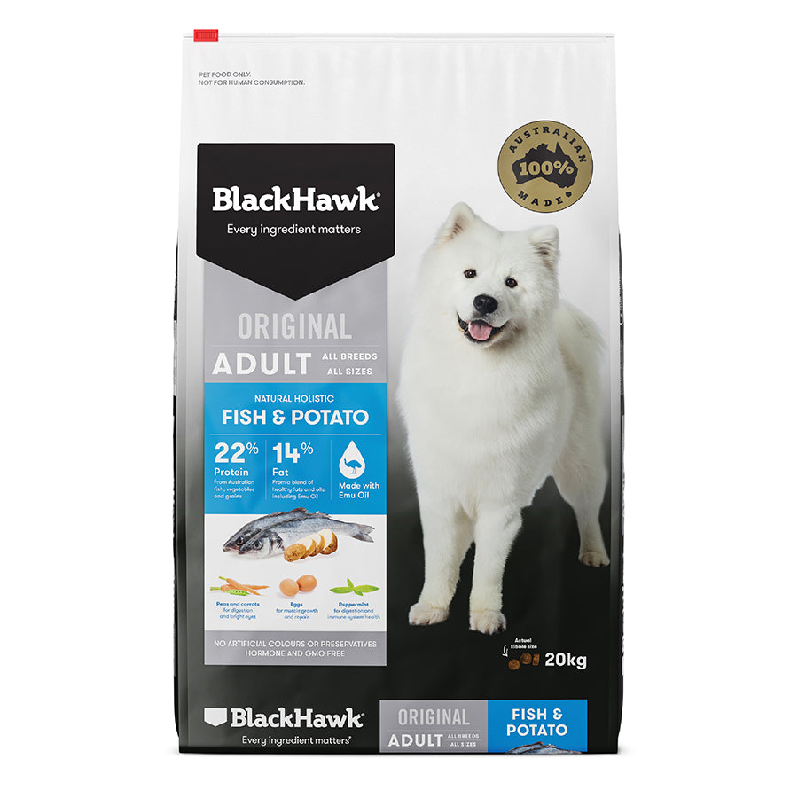 Black Hawk Adult - Fish & Potato
