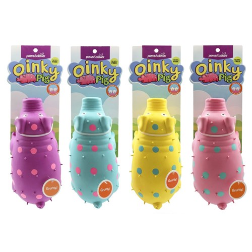 Paws & Claws Latex Oinky Pig Toy