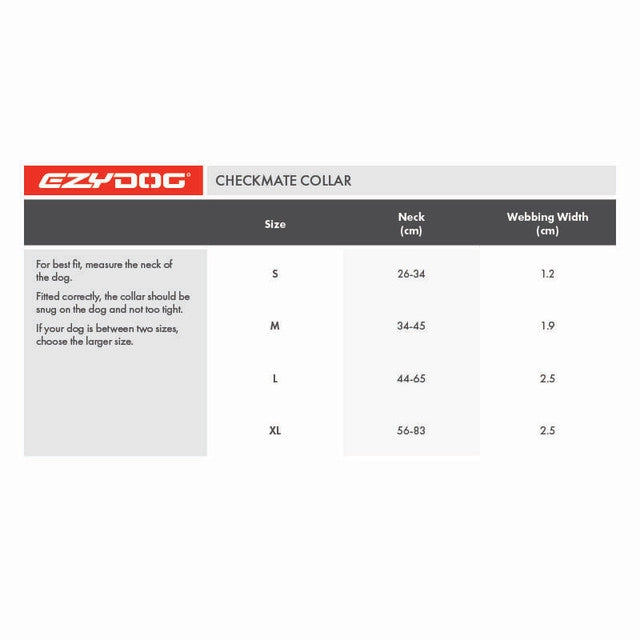 EzyDog Collar Checkmate