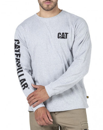 CAT Trademark Banner L/S Tee