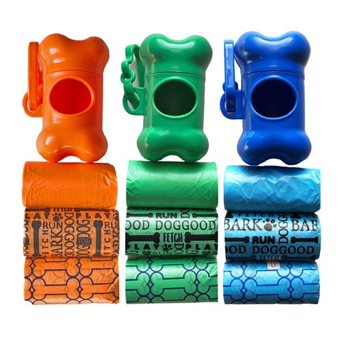 Paws & Claws Clean Up Bags + Dispenser 3 Rolls / 60 Bags