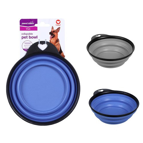 Paws & Claws Collapsible Pet Bowl