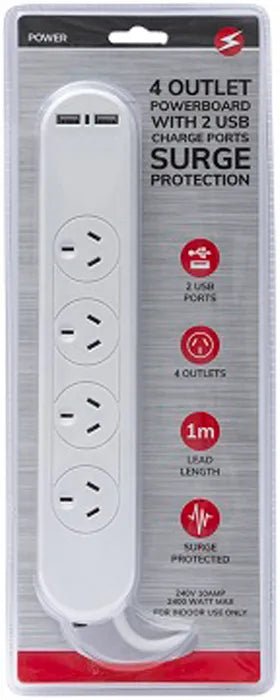 Powerboard - Multiple Outlet & USB Options