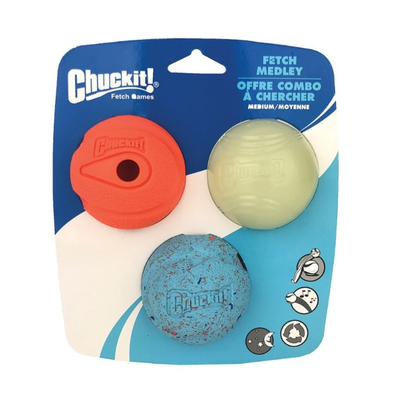 Chuckit! Fetch Medley Asst 3 Pack
