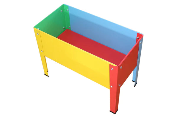 Kids Garden Planter Metal Multicolour 60x31x45cm