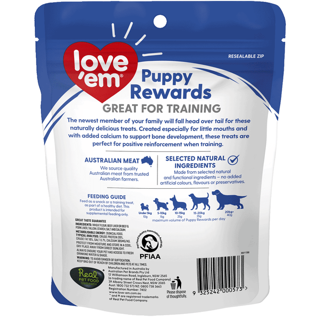 Love Em Liver Puppy Rewards 200g