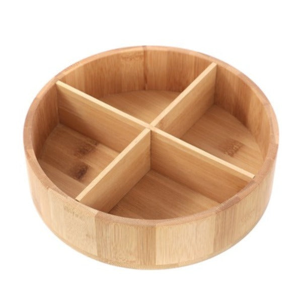 Bamboo Round 4 Section Turntable xx