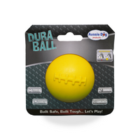 AUSSIE DOG Dura Ball 7.6cm Yellow