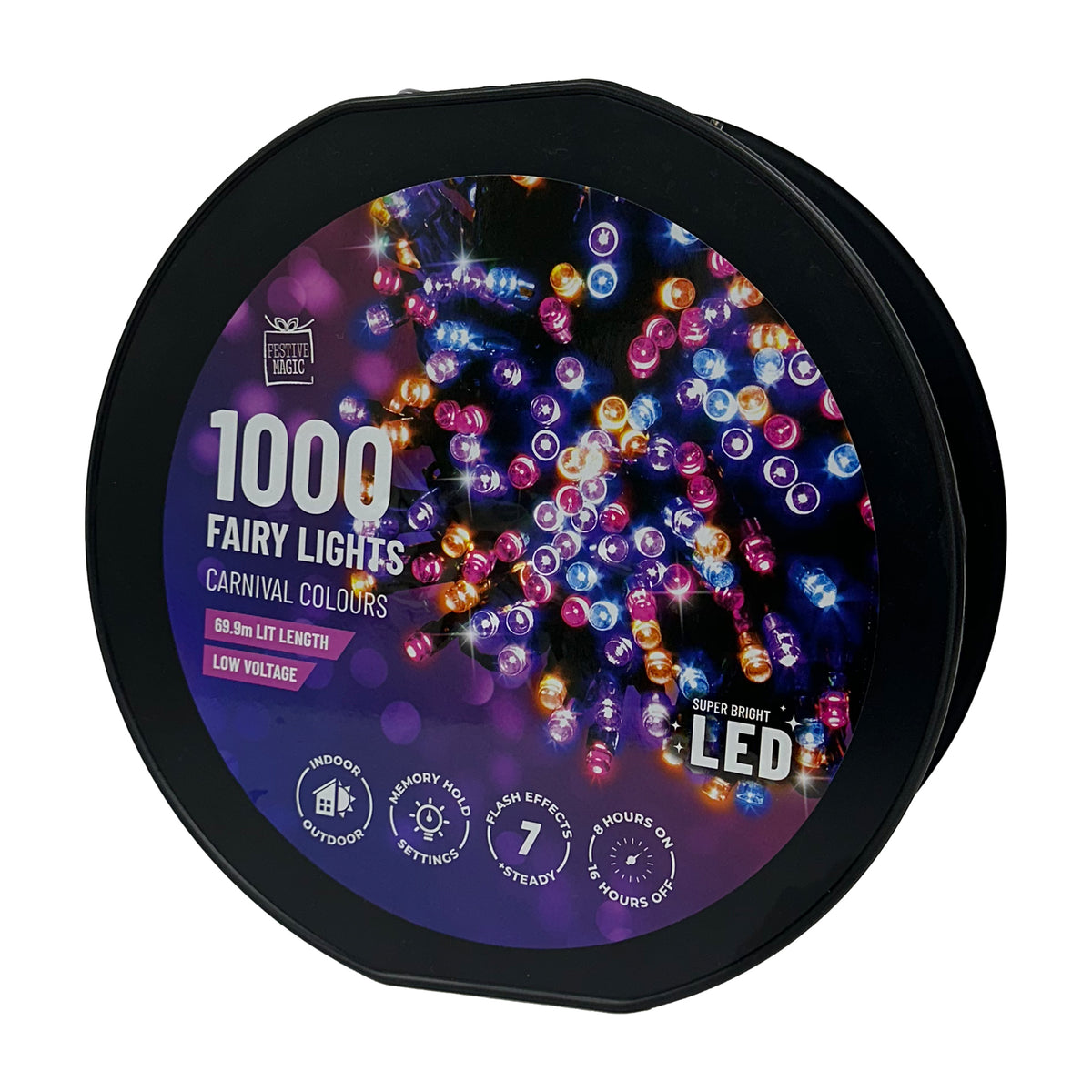 LED Fairy Lights Flashing Timer 1000 pc