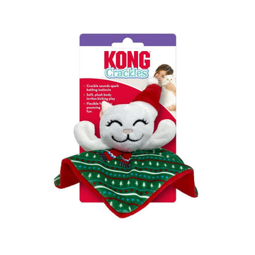 Kong Holiday Crackles Santa Kitty