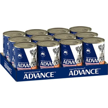ADVANCE All Breed Adult Chicken & Salmon 12 x 410g