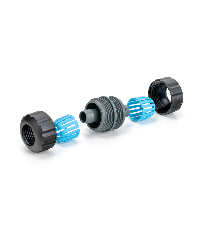 Holman 12mm Plastic Hose Joiner - Grip 'n' Lock
