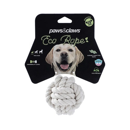 Paws & Claws Eco Rope Knotted Ball
