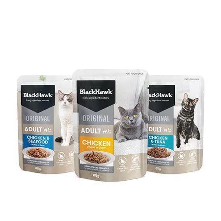 BLACK HAWK Cat Variety Pack in Gravy 12 x 85g