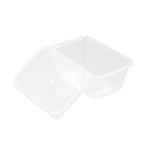 Reusable Food Container Rectangle 300ml 10PK