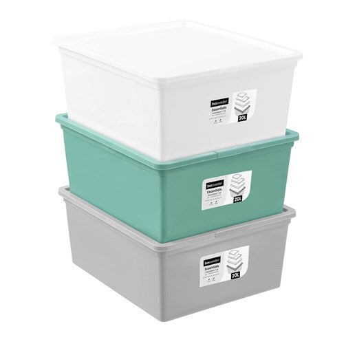 Essentials Stackable Tub 3 Asstd Colours