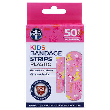 Bandage Kids Adhesive Assorted 50pk