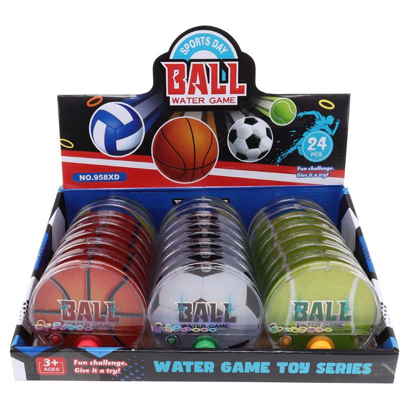 Hand Held Water Skill Game Sporting Ball (9.8cm x 2cm) - Assorted Designs