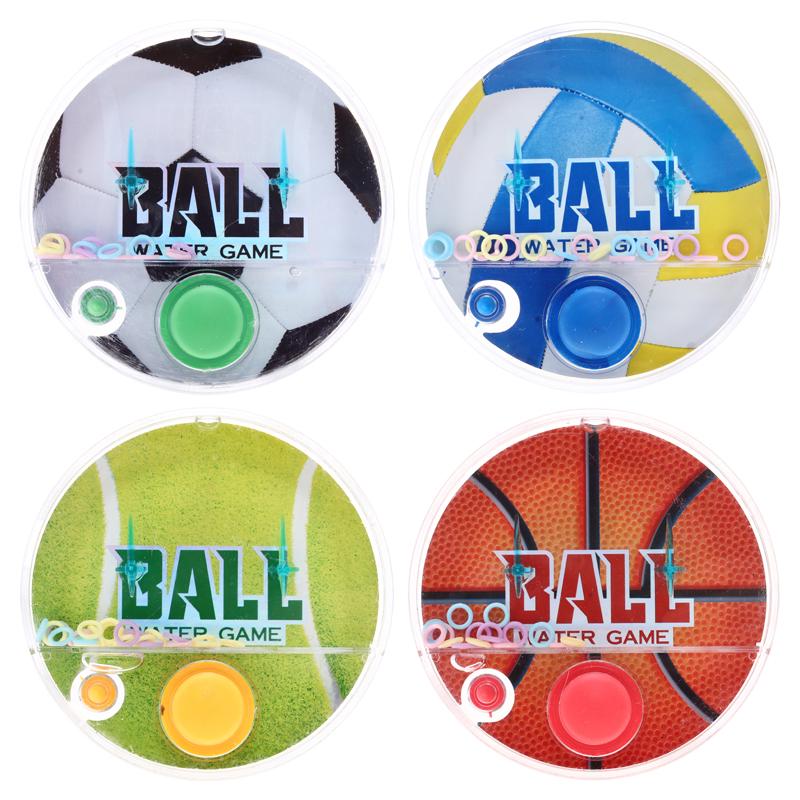 Hand Held Water Skill Game Sporting Ball (9.8cm x 2cm) - Assorted Designs
