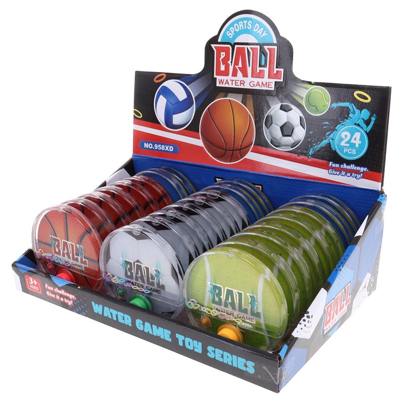 Hand Held Water Skill Game Sporting Ball (9.8cm x 2cm) - Assorted Designs