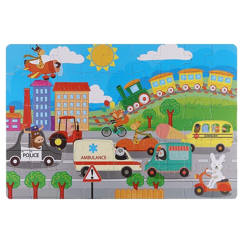 Puzzle Jigsaw Kids 45pc 42cm x 28cm8 Assorted Designs