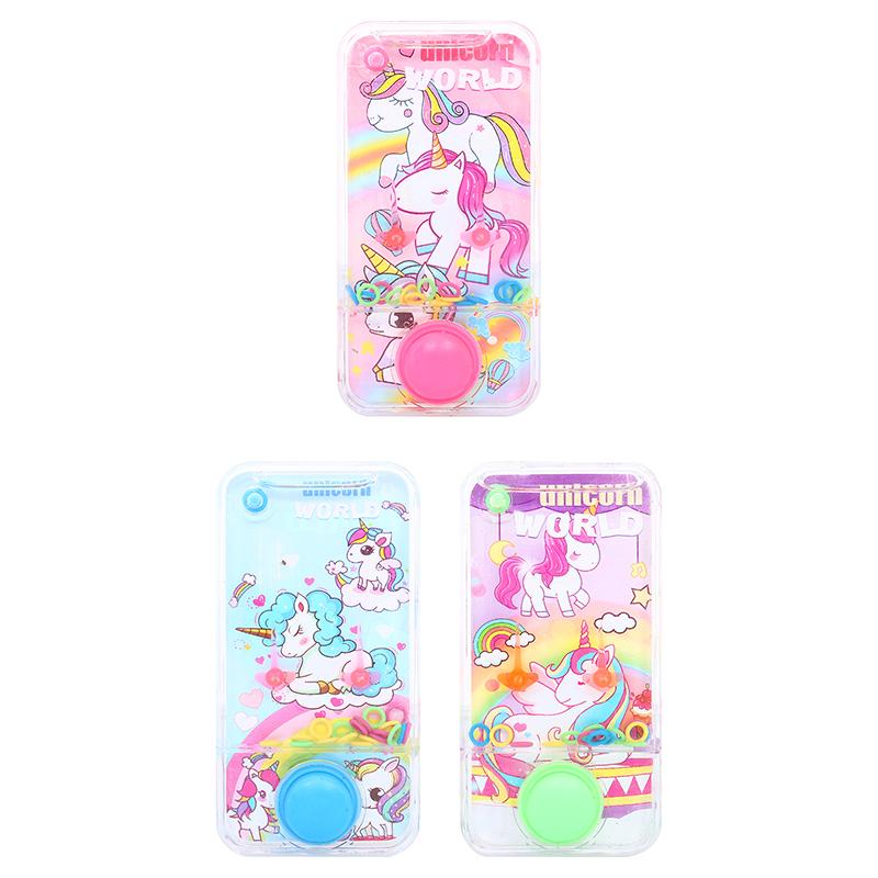 Hand Held Water Skill Game Unicorn 6cm x 11.8cm x 2cm  3 Assorted