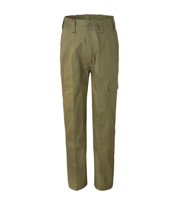 WorkCraft Kids Midweight Cargo Cotton Drill Trouser