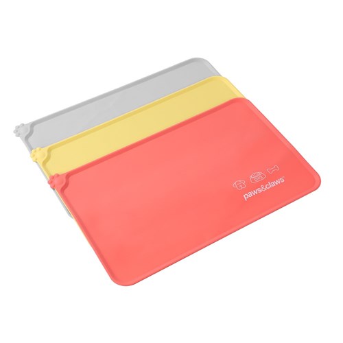 Paws & Claws Pet Non-Slip Silicone Food Mat Rectangle