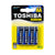 TOSHIBA Alkaline AA Batteries