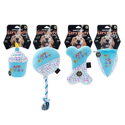 Paws & Claws Birthday Plush Assorted Styles