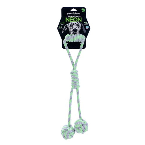 Paws & Claws Neon Tug-Of-War Multi Tugger