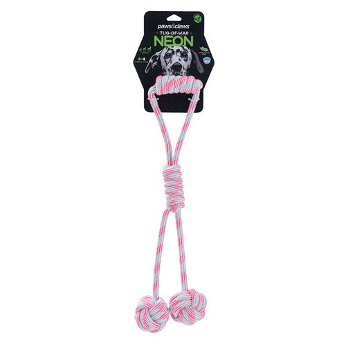 Paws & Claws Neon Tug-Of-War Multi Tugger