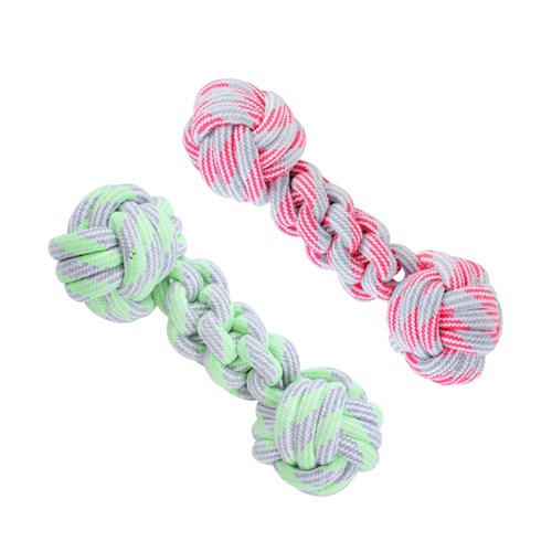 Paws & Claws Neon Tug-Of-War Dumbell Tugger Toy