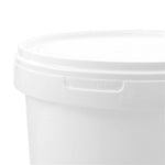 Pail Bucket Heavy Duty Handled 5L White