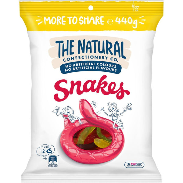 The Natural Confectionery Co - Snakes 440gms