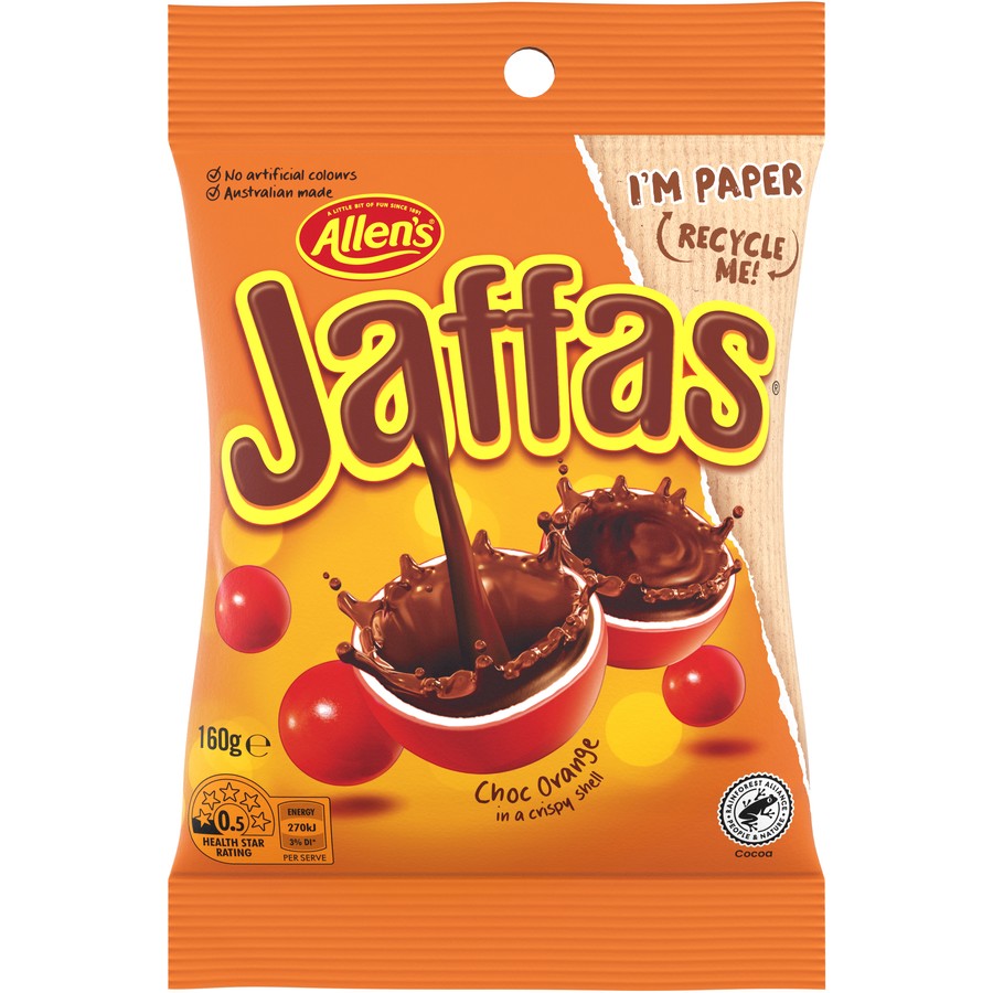 Allens  Jaffas 160g
